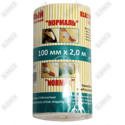 Bint elastik o'rta cho'zilgan 100 mm х 2 m