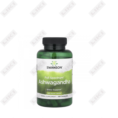 Ашваганда корень SWANSON Ashwagandha 450 мг капсулы №100