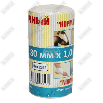 Bint elastik o'rta cho'zilgan 80 mm х 1 m