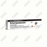 Клотримазол крем д/наруж. прим. по 20 г (туба)