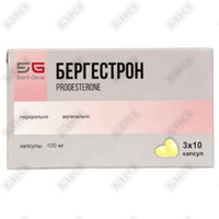 Sotib olish Бергестрон 100 капсулы по 100 мг №30 (3 блистера x 10 капсул) Бергестрон 100 капсулы по 100 мг №30 (3 блистера x 10 капсул)