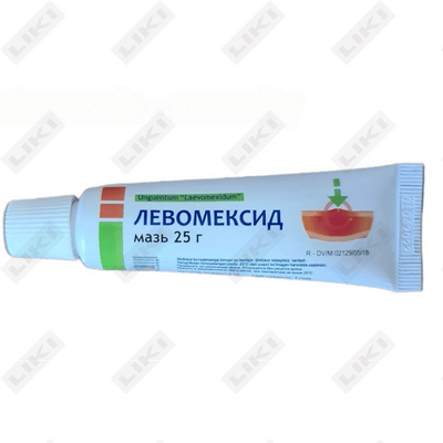 Левомексид мазь д/наруж. прим. по 25 г (туба)