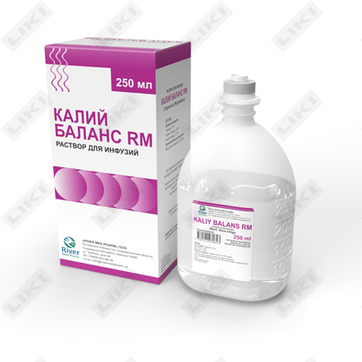 Калий баланс Rm раствор д/инф. по 250 мл (флакон)