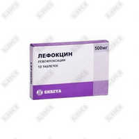 Купить Лефокцин таблетки по 500 мг №10 (2 блистера x 5 таблеток) Лефокцин таблетки по 500 мг №10 (2 блистера x 5 таблеток)