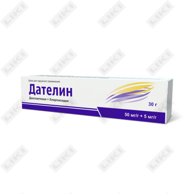 Дателин крем д/наруж. прим. по 30 г (туба)