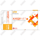 Жарди-Мет таб.п/о 5мг/500мг №28