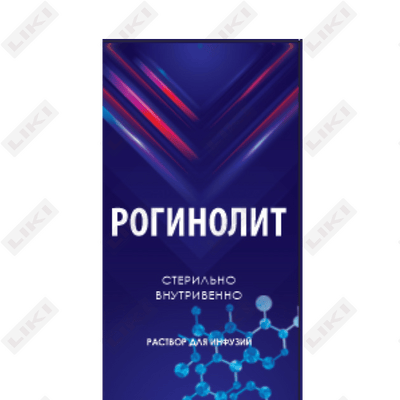 Рогинолит раствор для инфузий по 200 мл (флакон)