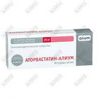 Купить Аторвастатин-Алиум, 20 мг, таб. №30 Аторвастатин-Алиум, 20 мг, таб. №30