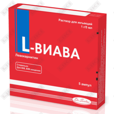L-Viava  in'ektsiya uchun eritma 1 g / 5 ml №5 (ampulalar)