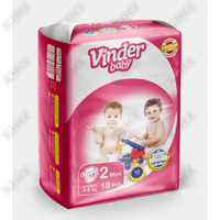 Купить Подгузники Vinder Baby размер 2, 4-8 кг, 18 шт. Подгузники Vinder Baby размер 2, 4-8 кг, 18 шт.