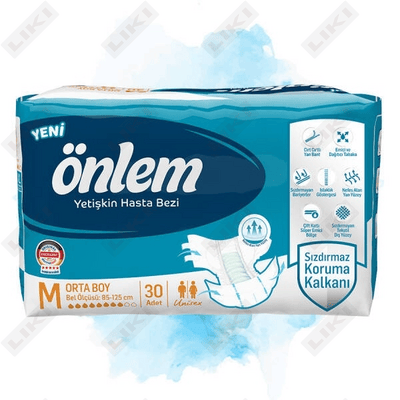 Подгузники для взрослых Onlem Medium, 80-105 см, 30 шт.