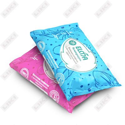 Салфетки влажные Elma 501 на каждый день premium 25 шт.
