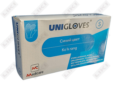 Перчатки смотровые Unigloves латексные нестерильные размер M 100 шт.