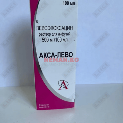 Акса-Лево раствор д/инф. 500 мг / 100 мл по 100 мл (флакон)