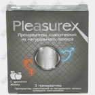 Презервативы Pleasurex яблоко 3 шт.