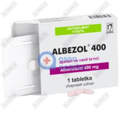 Албезол 400 таблетки жев. по 400 мг №1 (блистер)
