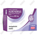 Albendeks  plyonka bilan qoplangan planshetlar 400 mg (blister)