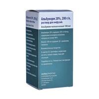 Albunorm infuzion eritmasi 20%, 100 ml (flakon)