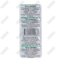 Sotib olish Amoksitsillin (Amoxicillin) Merrimed Farm tabletkalari 500 mg №10 (1 blister) Amoksitsillin (Amoxicillin) Merrimed Farm tabletkalari 500 mg №10 (1 blister)