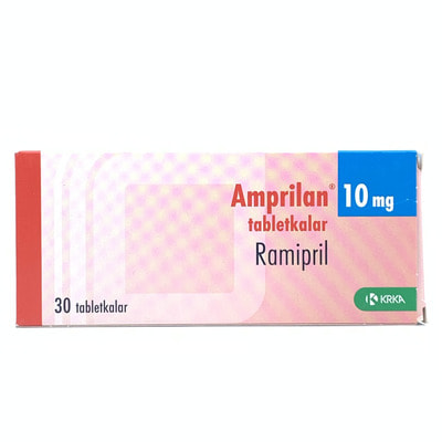 Amprilan  tabletkalari 10 mg №30 (3 blister x 10 tabletka)