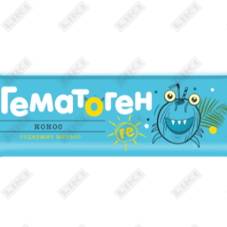 Гематоген Экзон батончик с кокосом 30 г