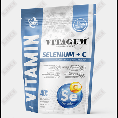 Vitagum Селен + C пастилки по 150 г №40 (пакет)
