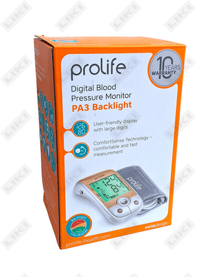 Тонометр автоматический Prolife PA3 Backlight с Адаптором