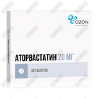 Sotib olish Atorvastatin Belmedpreparaty qoplangan tabletkalar 20 mg №30 (3 blister х 10 tabletka) Atorvastatin Belmedpreparaty qoplangan tabletkalar 20 mg №30 (3 blister х 10 tabletka)