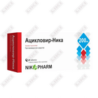 Sotib olish Atsiklovir-Nika (Aciclovir-Nika) tabletkalari 200 mg №20 (2 blister х 10 tabletka) Atsiklovir-Nika (Aciclovir-Nika) tabletkalari 200 mg №20 (2 blister х 10 tabletka)