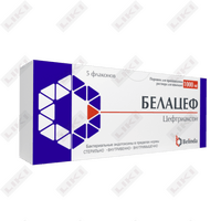 Купить Белацеф порошок д/ин. по 1 г №5 (флаконы) Белацеф порошок д/ин. по 1 г №5 (флаконы)