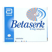 Betaserk  tabletkalari 8 mg №30 (3 blister x 10 tabletka)