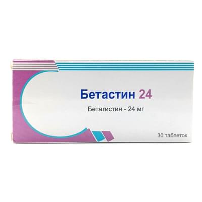 Betastin 24  tabletkalari 24 mg №30 (3 blister x 10 tabletka)