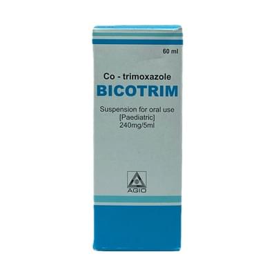 Bikotrim  ichki foydalanish uchun bolalar suspenziyasi 240 mg / 5 ml, har biri 60 ml (shisha)