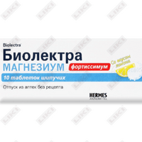 Биолектра Магнезиум Фортиссимум таблетки шип. по 365 мг №10 (туба)