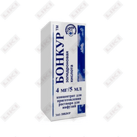 Bonkur  infuzion eritma uchun konsentrat 4 mg / 5 ml, 5 ml (flakon)