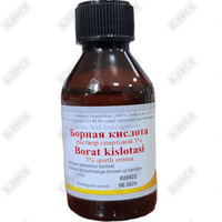 Borik kislotasi  (Boric acid)  Radiks spirtli eritmasi 3%, 25 ml (shisha)