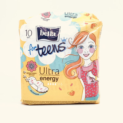 Gigienik prokladkalari Bella For Tins Ultra Energy 10 dona.