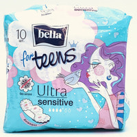 Прокладки гигиенические Bella For Teens Ultra Sensitive 10 шт.