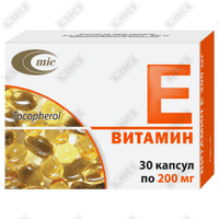 Sotib olish Vitamin E Minskinterkaps kapsulalari 200 mg №30 (3 blister х 10 kapsula) Vitamin E Minskinterkaps kapsulalari 200 mg №30 (3 blister х 10 kapsula)