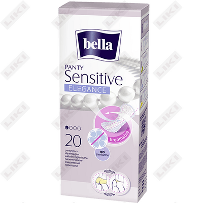 Kundalik prokladkalari  Bella Panti Sensitiv Elegance 20 dona.