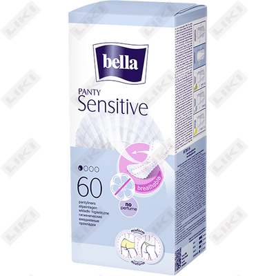 Kundalik prokladkalari Bella Panti Sensitiv 60 dona.
