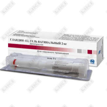 Glandin-E2 vaginal gel 2,0 mg / 3 g (shprits)