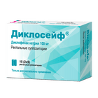 Купить Диклосейф суппозитории ректал. по 50 мг №10 (2 блистера х 5 суппозиториев) Диклосейф суппозитории ректал. по 50 мг №10 (2 блистера х 5 суппозиториев)