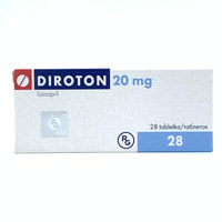 Diroton tabletkalari 20 mg №28 (2 blister x 14 tabletka)