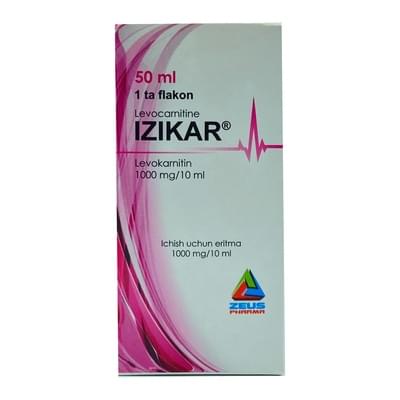Izikar-ASP  in'ektsiya uchun eritma 1000 mg / 5 ml, 5 ml №5 (ampulalar)