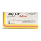 Indap  planshetlari 2,5 mg №30 (3 blister х 10 tabletka)