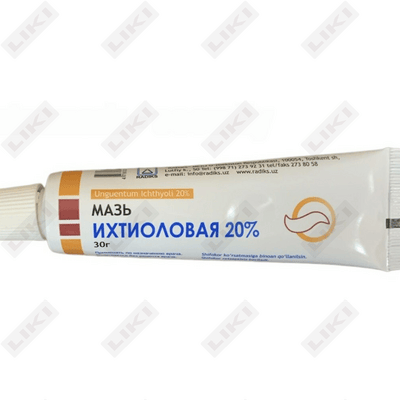 Ихтиол Радикс мазь 20% по 30 г (туба)
