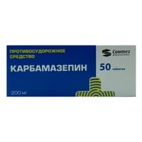 Карбамазепин Технолог таблетки по 200 мг №50 (5 блистеров x 10 таблеток)