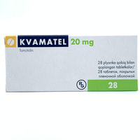 Квамател таблетки по 20 мг №28 (2 блистера x 14 таблеток)