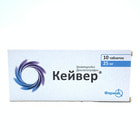 Sotib olish Keyver plyonka bilan qoplangan planshetlar 25 mg №10 (1 blister) Keyver plyonka bilan qoplangan planshetlar 25 mg №10 (1 blister)